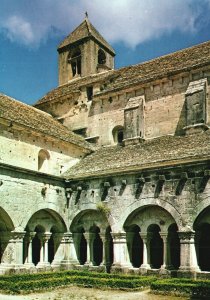 Postcard Abbaye De Senanque Gordes Cloitre Et Clocher Abbey Gordes France