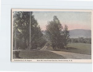 Postcard Moat Mt. from Forest Glen Inn, North Conway, New Hampshire