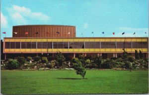 Canada Cleary Auditorium Windsor Ontario Chrome Postcard C093