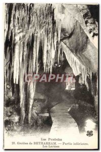 Old Postcard Betharram Caves Part Inferieure Tears