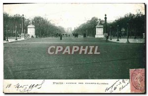 Postcard Old Paris Champs Elysees