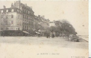 France Postcard - Macon - Quai Sud - Ref 1753A