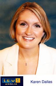 Karen Dallas Anglia ITV News Newsreader Television Media Photo