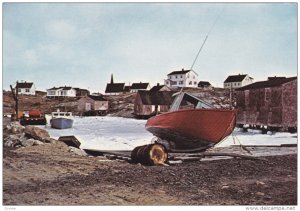 Fishing Boats, Freeze-Up at Peggy's Cove, Nova Scotia, Canada, 50-70´s