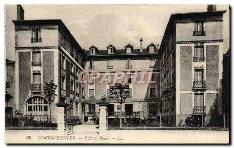 Old Postcard Contrexeville L & # 39Hotel Royal