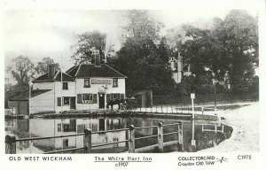 Kent Postcard - Old West Wickham - The White Hart Inn c1907 -  Q432