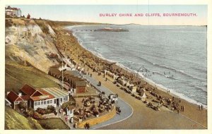BOURNEMOUTH, Dorset England UK    DURLEY CHINE & CLIFFS   ca1920's Postcard