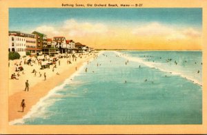 Maine Old Orchard Beach Bathing Scene Dexter Press