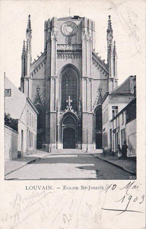 Belgium Louvain Eglise St Joseph 1903