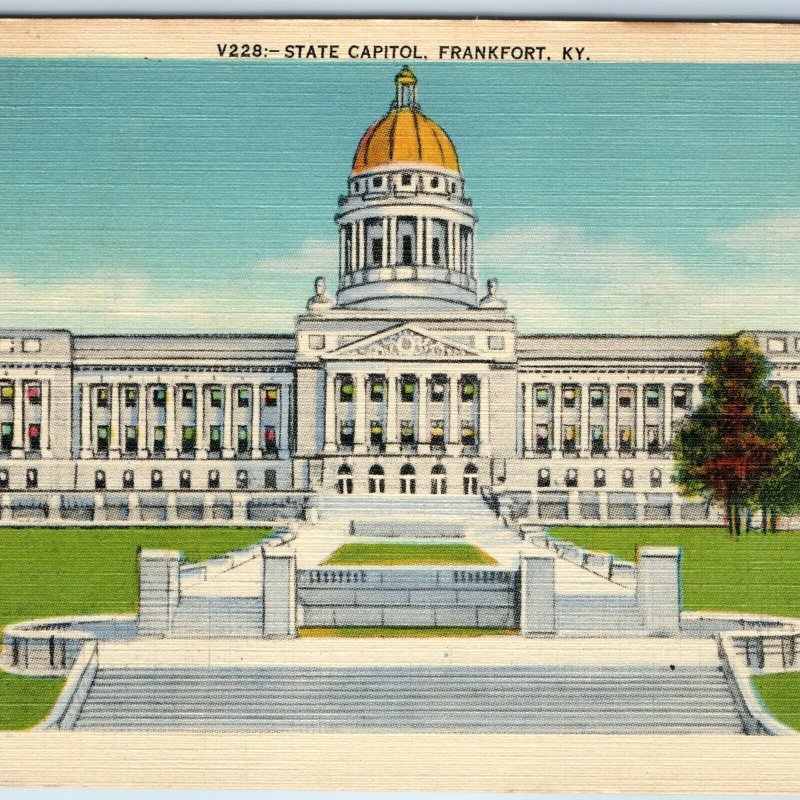 c1940s Frankfort KY Kentucky State Capitol Beaux-Art Frank Mills Andrews PC A251