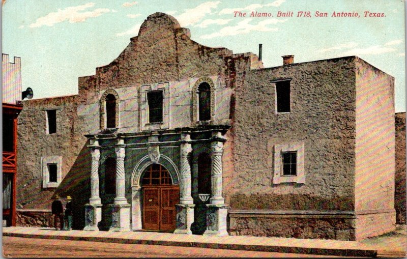 Antique DB Postcard The Alamo San Antonio Texas Built 1718 c1910