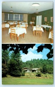 WHITTIER, North Carolina NC ~ Roadside SUNSET FARMS Restaurant c1960s  Postcard