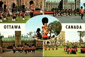 Canada Ottawa Multi VIew Showing Colourful Ceremony Of The Changing of The Gu...