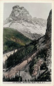 Canada Cathedral Mountain Near Field British Columbia Vintage RPPC 03.55