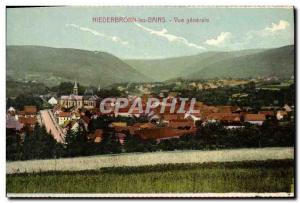 Old Postcard Niederbronn les Bains General View