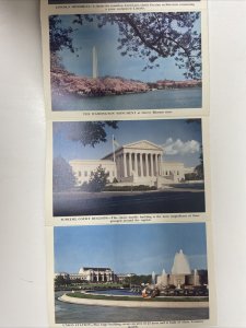 Beautiful Washington, D.C. Postcard Booklet - 12 Photos