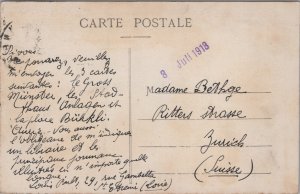 France Saint-Étienne Préfecture et Hôtel des Postes Vintage Postcard C376