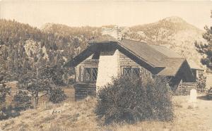 F29/ Buffalo Creek Colorado RPPC Postcard 1919 Chapel Building