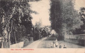 PRITTLEWELL ESSEX ENGLAND~THE VILLAGE~1905 PHOTO POSTCARD