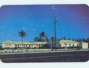 Bent Pre-1980 MOTEL SCENE Riviera Beach Florida FL hk1351