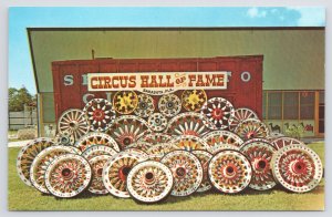 Circus Hall Of Fame~Sunburst Wheels~Parade Wagons~Old Fashioned~Sarasota FL~Vtg