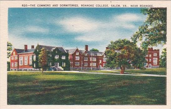 Virginia Salem The Commons And Dormitories Roanoke College