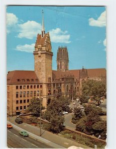 Postcard Rathaus und Salvatorkirche, Duisburg, Germany