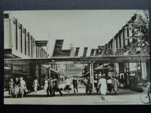 Netherlands ROTTERDAM - THE LIJNBAAN Main Shopping Street c1953 RP Postcard