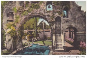 Entrance Arch Mission Inn Riverside California Handcolored Albertype