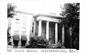H76/ Catlettsburg Kentucky RPPC Postcard c1950s County Court House 132
