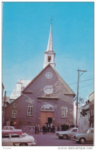 Church Notre Dame Des Victoires, Classic Cars, QUEBEC CITY, Quebec, Canada, 4...