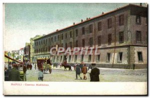 Postcard Old Napoli Caserma Maddalena