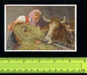 222450 Grimm Tale Daumesdick Thumbling by Paul HEY artist old Tobacco Card