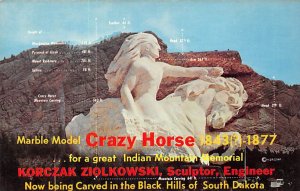 Marble Model Crazy Horse Great Indian Mountain Memorial Black Hills SD 