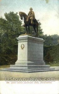 Grant statue Fairmont park - Philadelphia, Pennsylvania