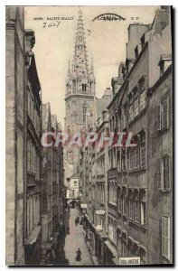 Postcard Old Saint Malo Bakery