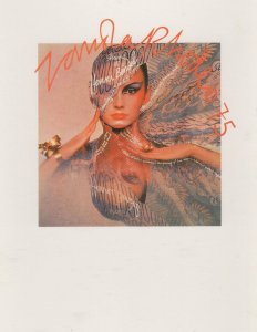 Zandra Rhodes Ayers Rock Collection 1975 Fashion Launch Postcard