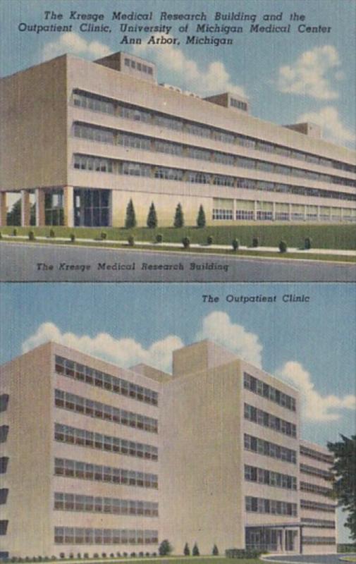 Michigan Ann Arbor Kresge Medical Research Building & Outpatient Clinic Unive...