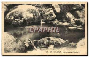 Old Postcard The Huelgoat La Mare aux Boars