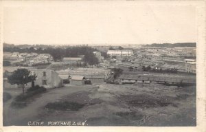 US Army Camp Pontanezen Panorama #2 Brest France 1918c Real Photo postcard 