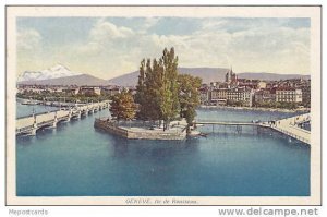 GENEVE, Ile de Rousseau, Switzerland, 10-20s