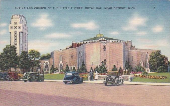 Michigan Royal Oak Shrine and Church Of The Little Flower Near Detroit