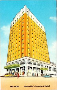 Nashville, TN Tennessee  THE NOEL HOTEL  ca1950's Chrome Advertising Postcard