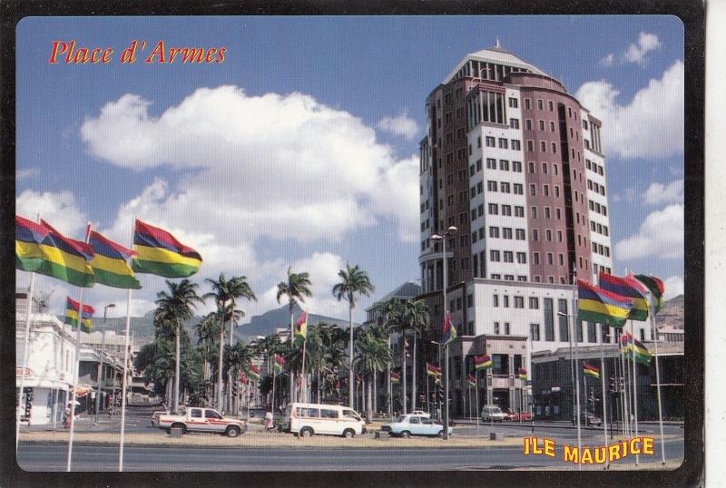 BF17761 ile maurice mauritius place  d armes car voiture front/back image