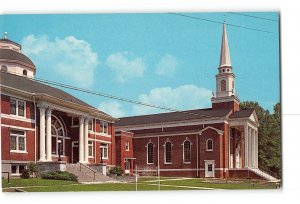 Milan Tennessee TN Vintage Postcard First Baptist Church