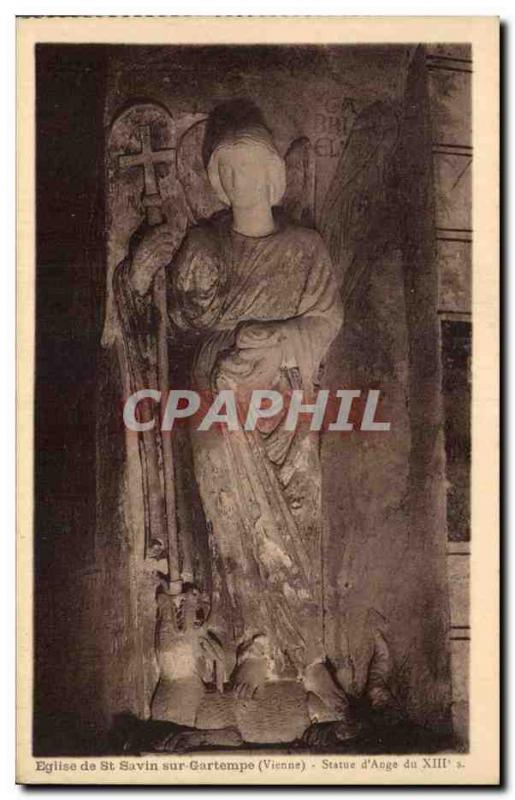 Saint Savin on Gartempe - L & # 39Eglise - Old Postcard