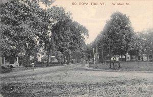 South Royalton Vermont Windsor Street Vintage Postcard AA44476