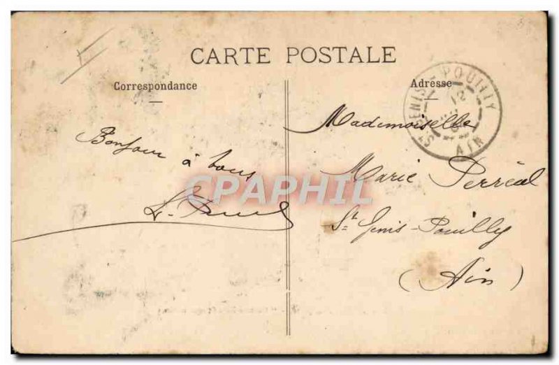 Old Postcard warship Gustave Zede Submarine