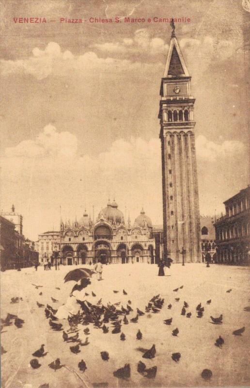 Italy Venezia Piazza Chiese San Marco e Campanile 02.90