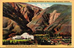 California San Bernardino Arrowhead Springs Hotel and Spa Curteich